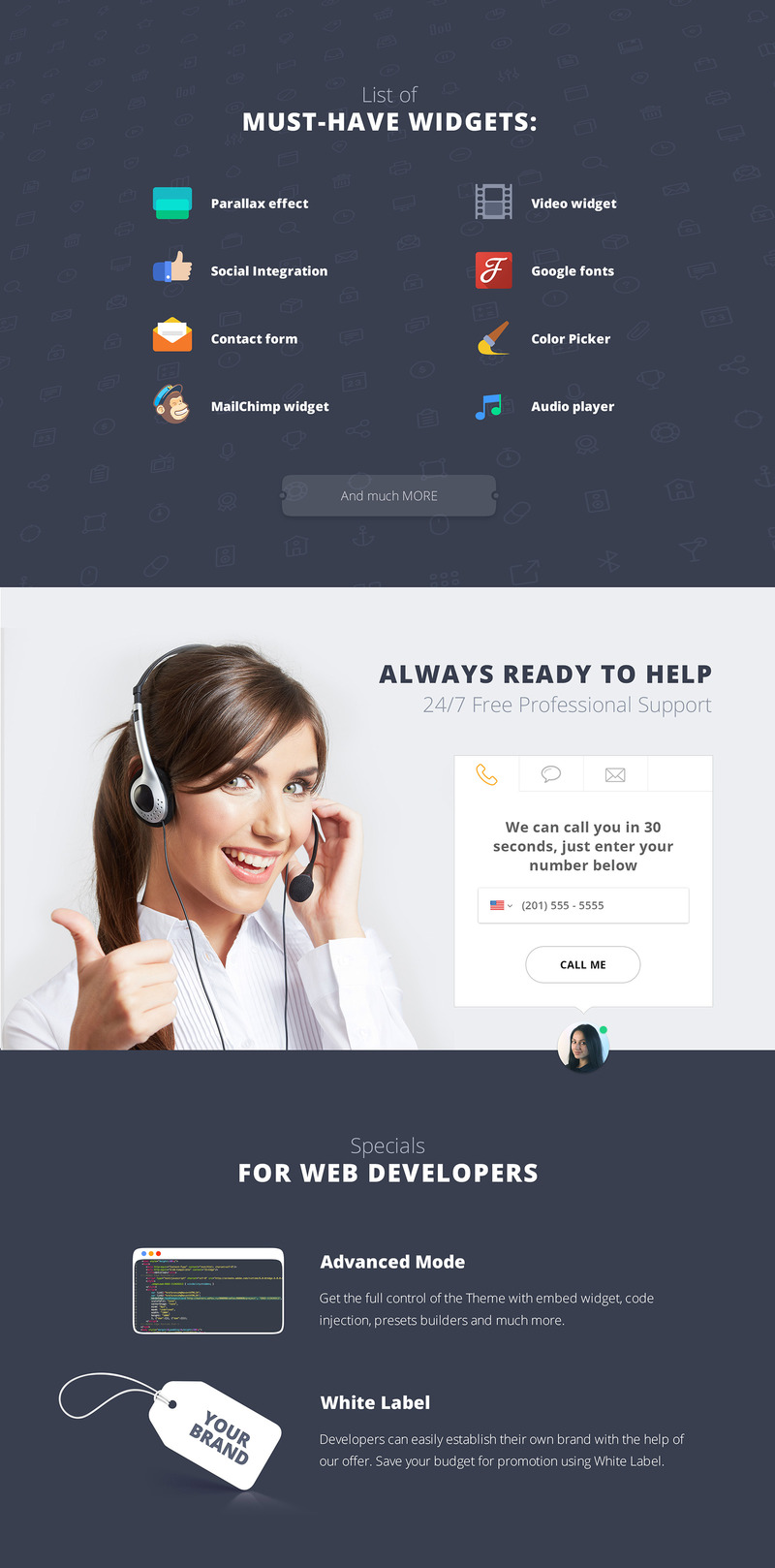 C.A.S.T. - Podcast Landing Page Template - Features Image 3