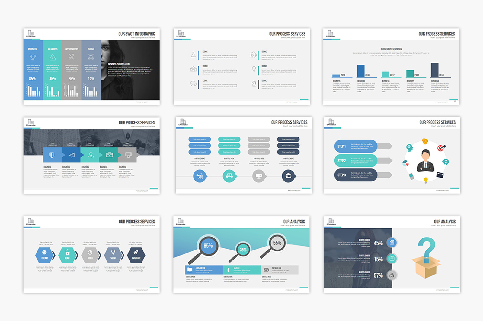 Business Presentation PowerPoint template - TemplateMonster