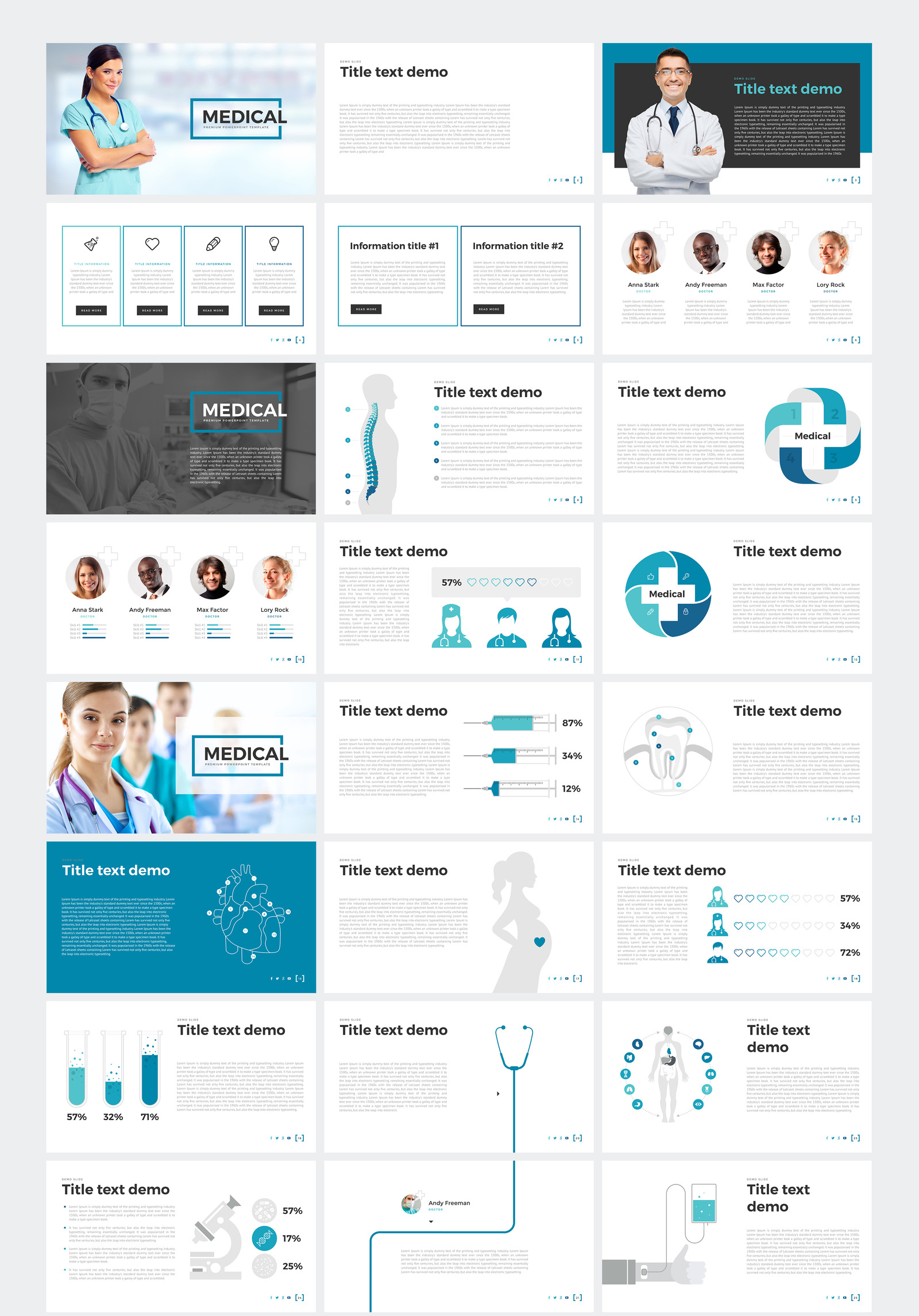 Medical - Keynote template #65791 - TemplateMonster