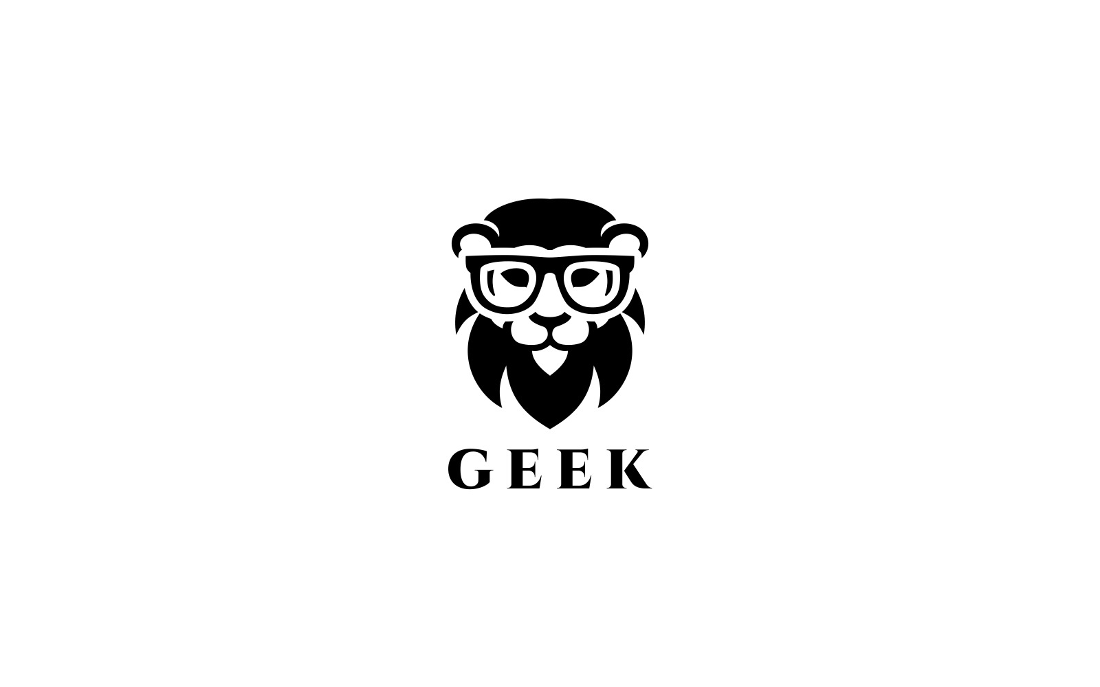 Geek Lion Logo Template #77508 - TemplateMonster