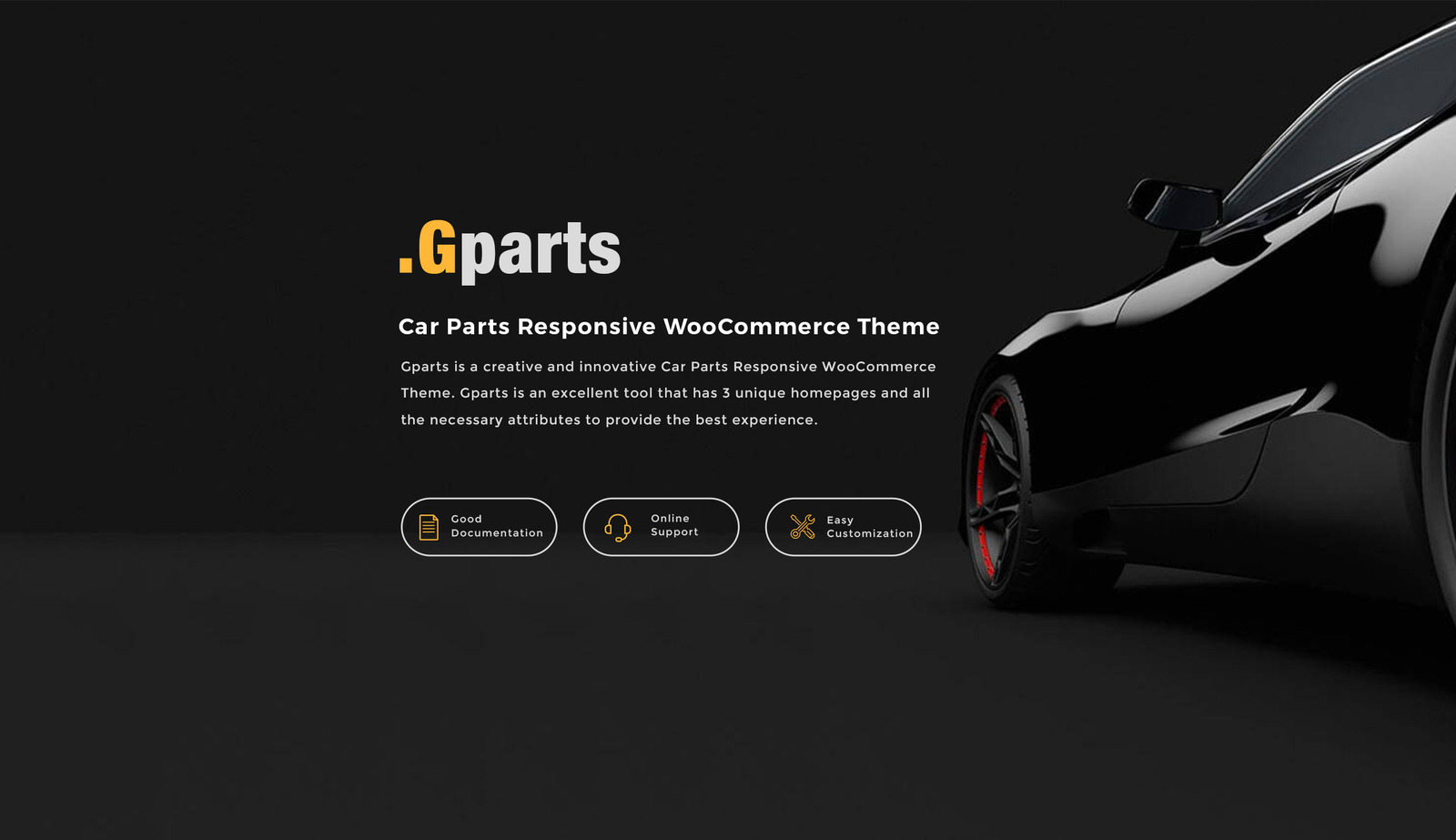 Gparts - Car Parts Responsive WooCommerce Theme