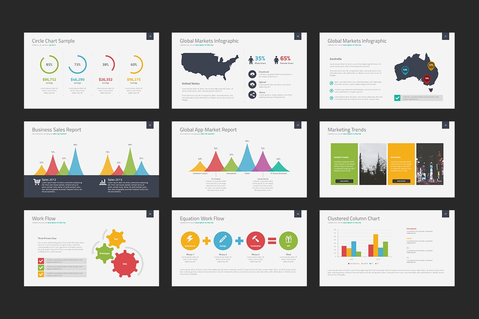 Albireo PowerPoint template #64470 - TemplateMonster