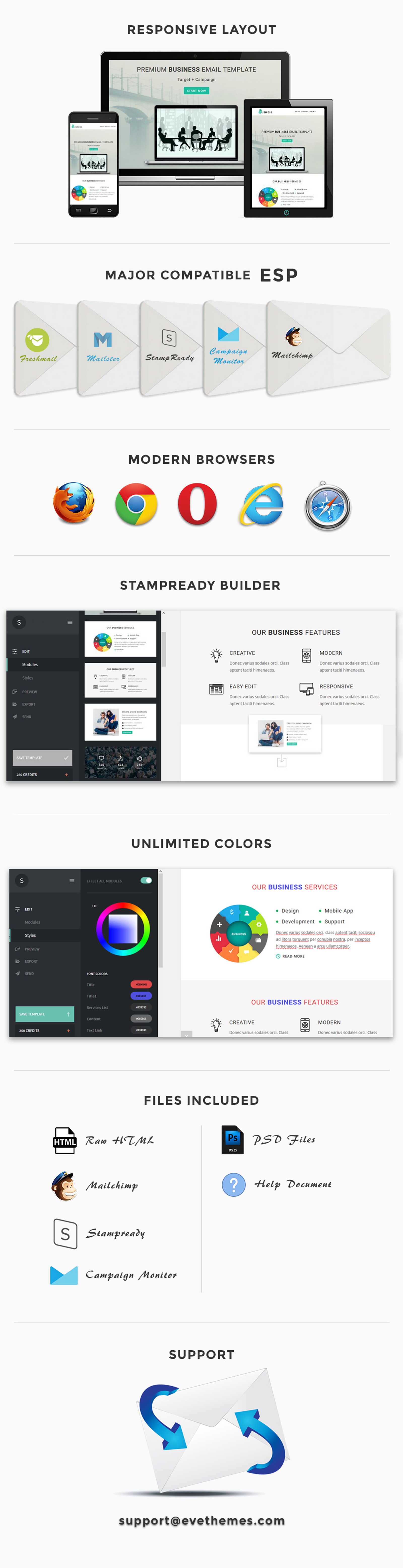 Business - Responsive Newsletter Template - TemplateMonster