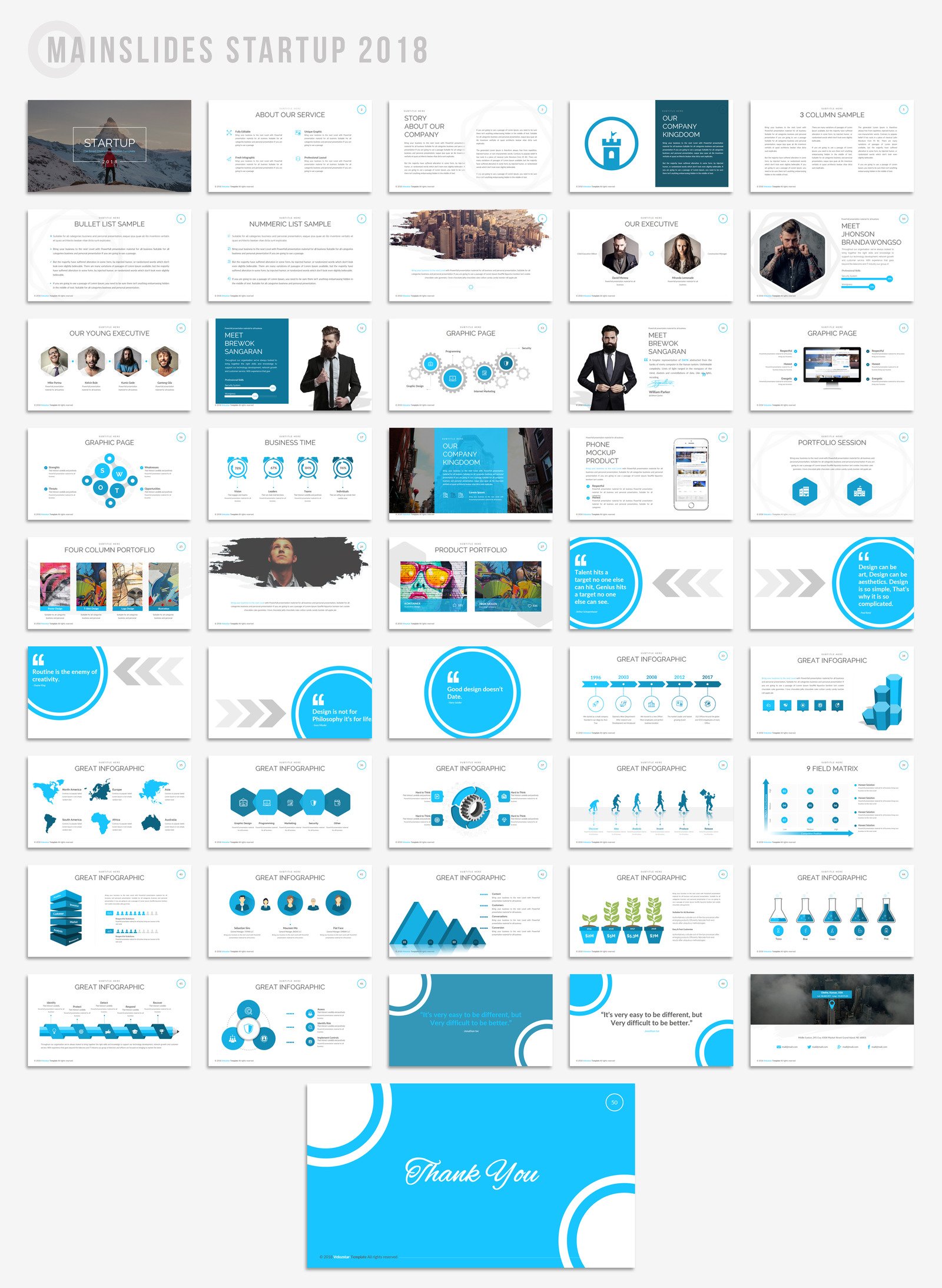 Start Up 2018 - Presentation Powerpoint Template