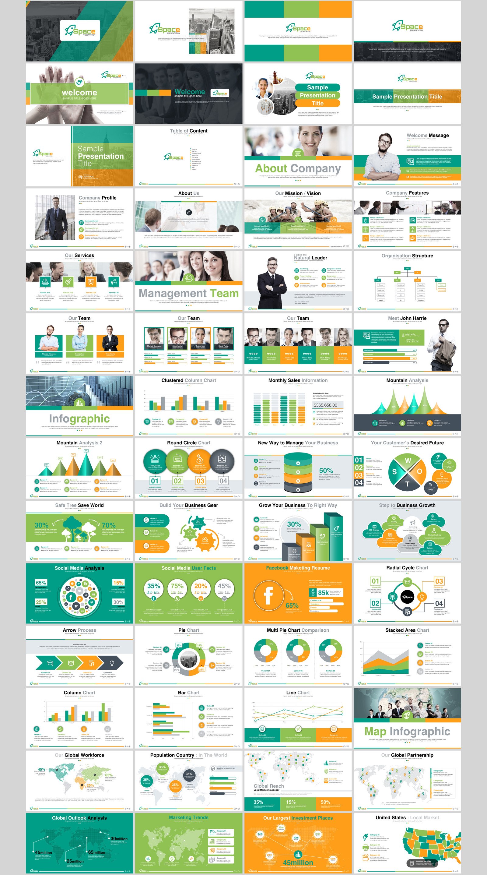 Startup Business - Presentation PowerPoint template