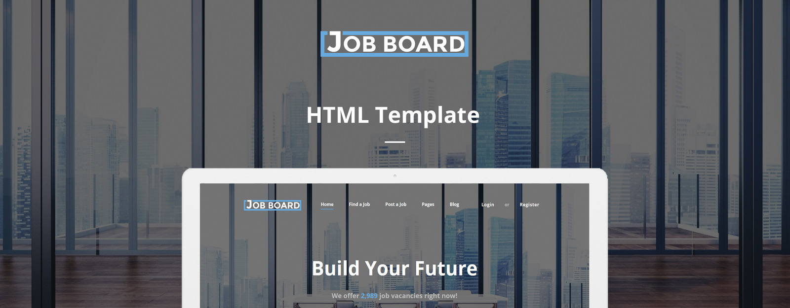 Job Board - Job Portal Responsive Website Template