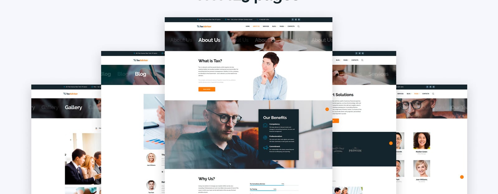 TaxAdvisor - Financial Advisor Multipage Website Template
