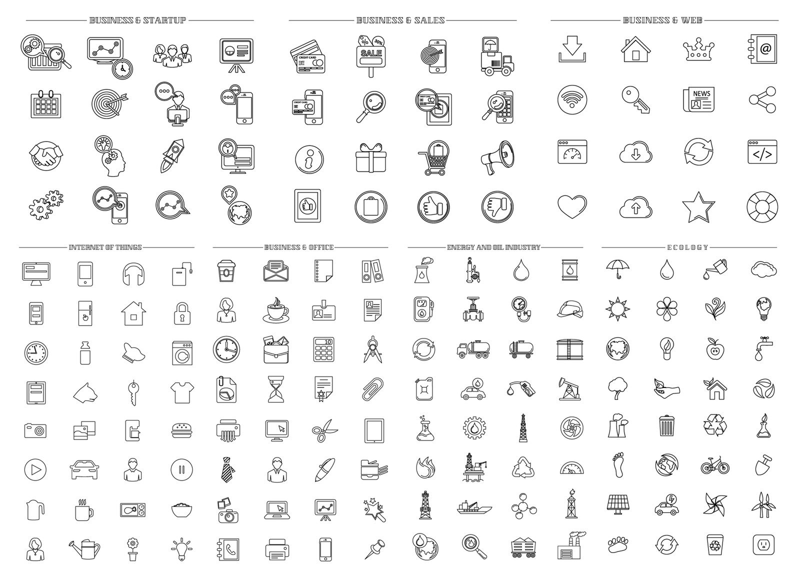 Line Icon Set #67312 - TemplateMonster