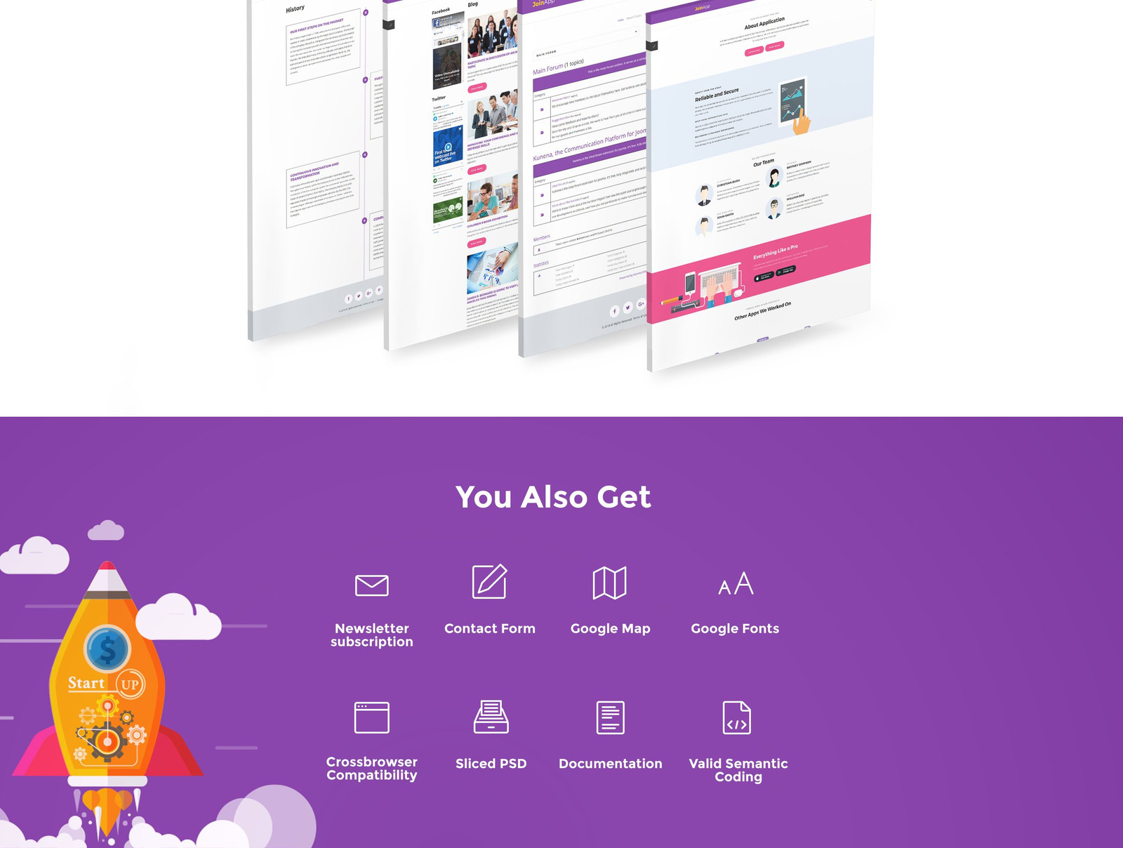 JoinApp - Mobile App Joomla Template - TemplateMonster