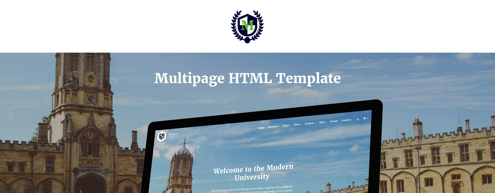 Modern University - University Or High-School Multipage Responsive HTML ...