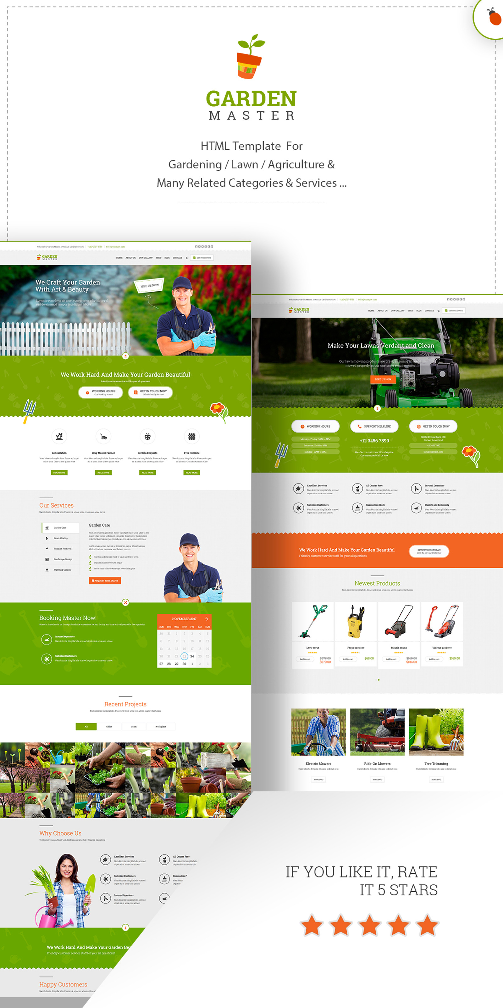 Garden Master - Gardening Website Template - TemplateMonster