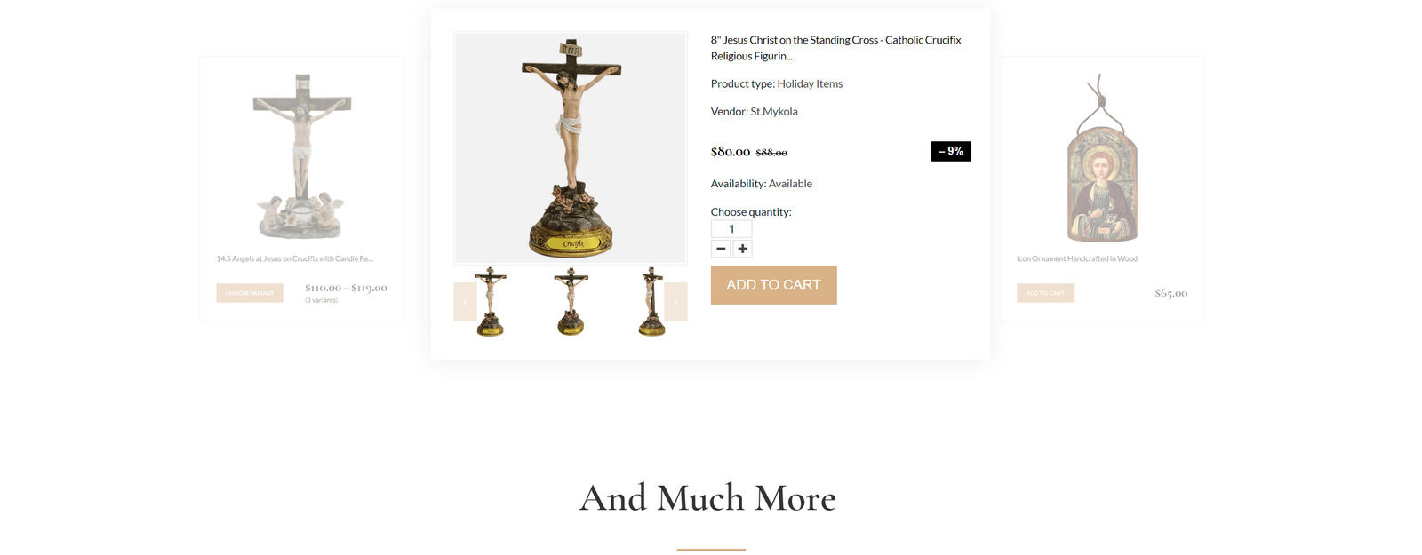 St.Mykola Catholic Store Shopify Theme TemplateMonster