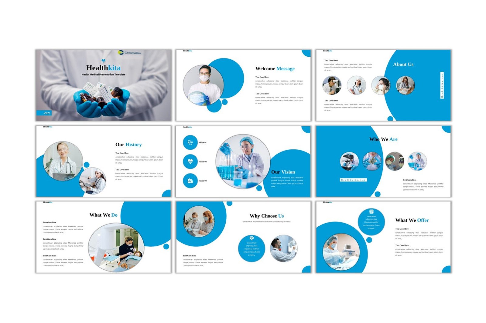 Healthy Medical Bundle Pack - Medical Powerpoint Template