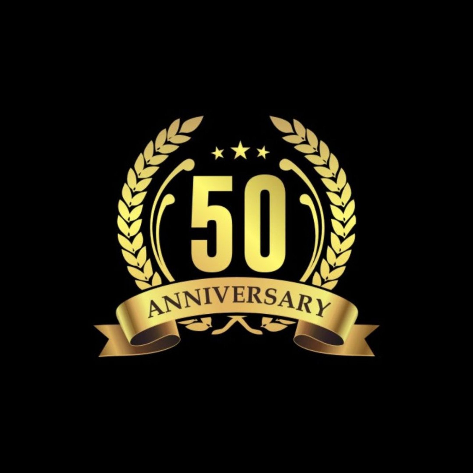 50th Birthday Anniversary Logo Template TemplateMonster