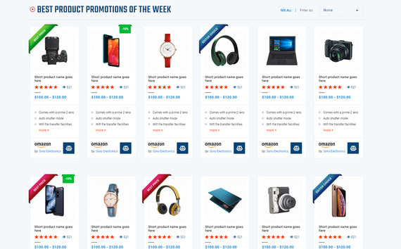 Ratify - Full Stack Affiliate Marketing Website Template #79836