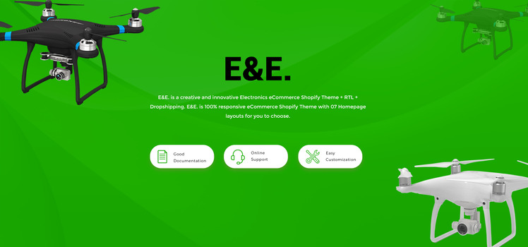 E E Electronics Shopify Theme #73824-1