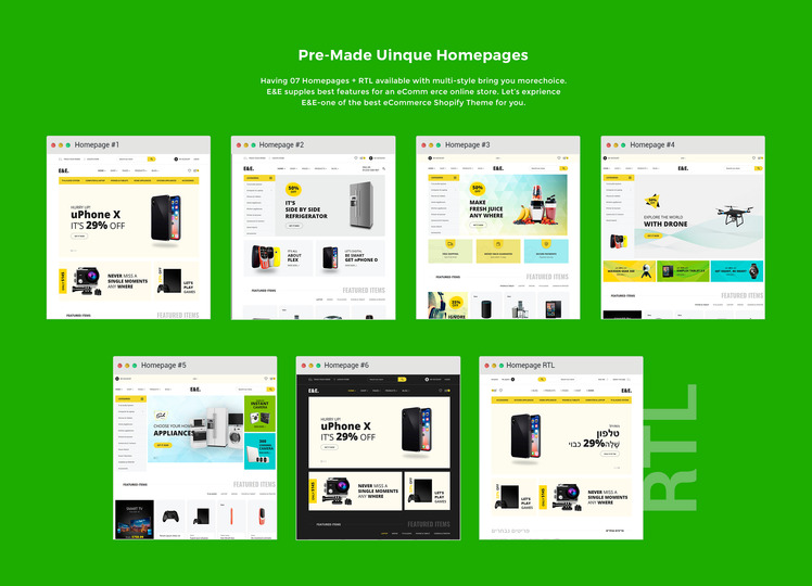 E E Electronics Shopify Theme #73824-2