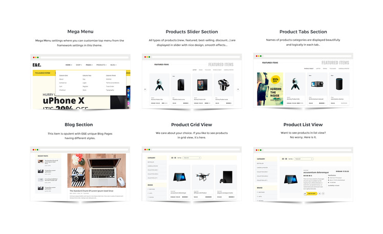 E E Electronics Shopify Theme #73824-3