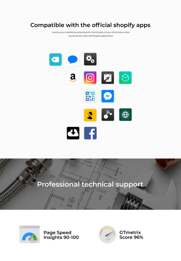 BUILDR Construction Company eCommerce Creative Shopify Theme #79484-3