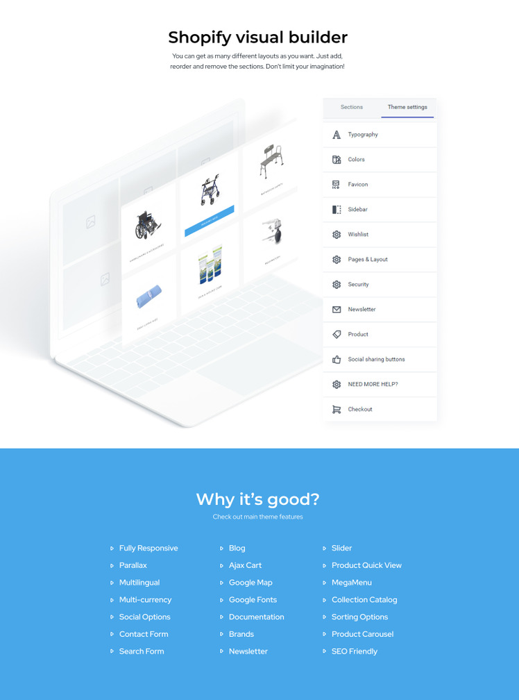 Medicom Medical Equipment Multipage Clean Shopify Theme #79483-2