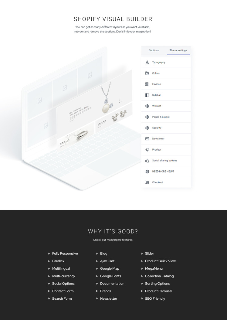 Diamic Jewelry Multipage Clean Shopify Theme #81891-2