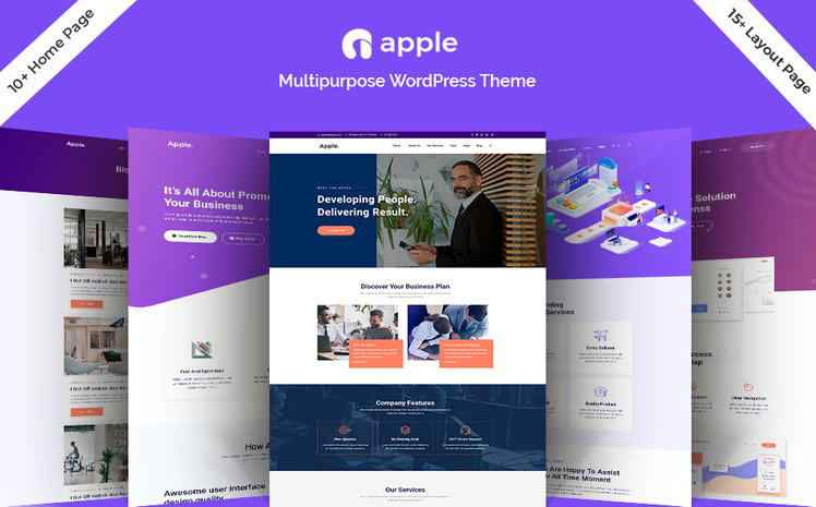 Apple - Multipurpose WordPress Theme #84004