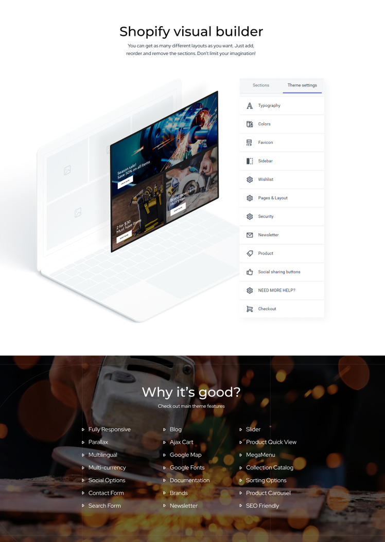 Tools Store Tools Equipment Creative Shopify Theme #82643-2