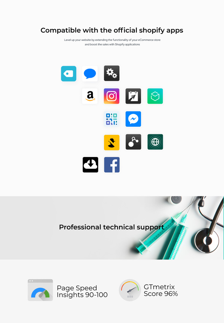 Medicava Medical Equipment Multipage Clean Shopify Theme #82698-3