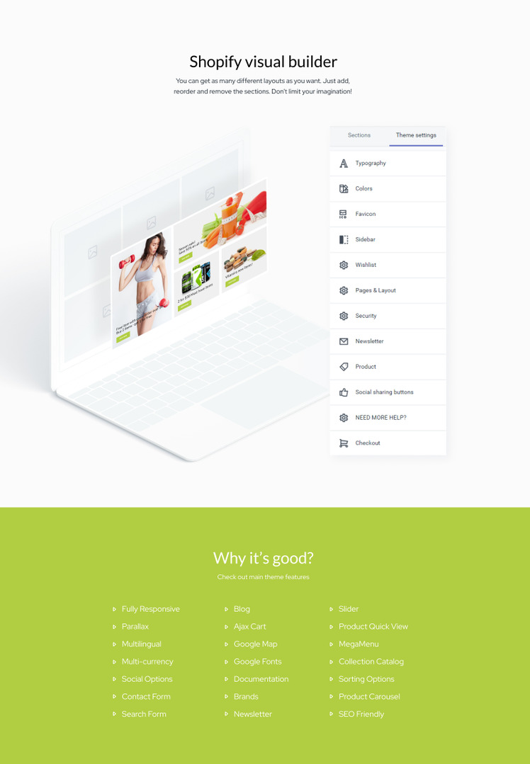 Sportensity Sports Store eCommerce Clean Shopify Theme #84009-2