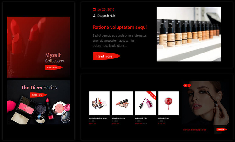 Cosmet Cosmetic Beauty Shopify Theme #85563