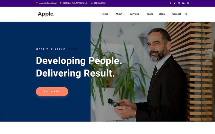 Apple - Multipurpose WordPress Theme #84004