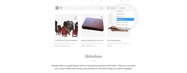 OldUnit Antique Store Shopify Theme #66976-5