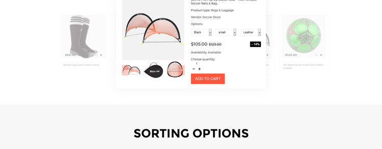 Soccer Store Shopify Theme #67039-7