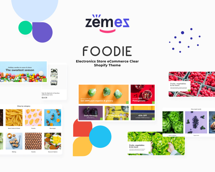 Foodie Delivery Store Shopify Theme #99734-1