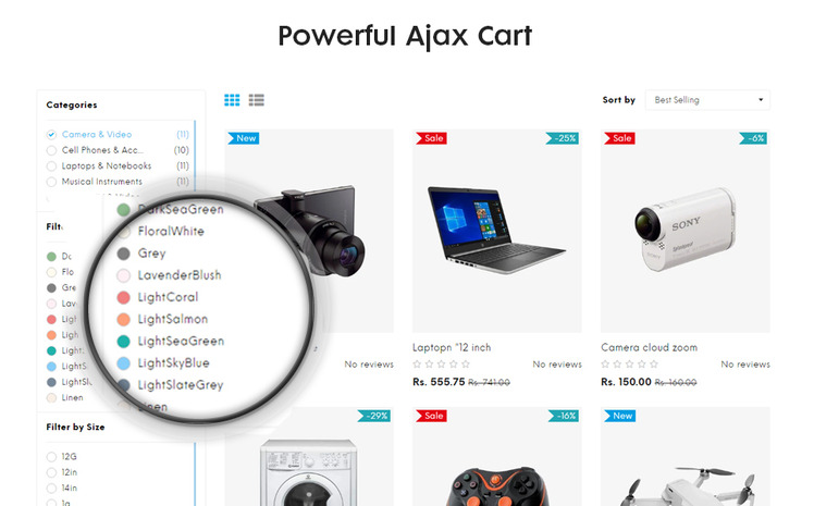 Basket The Electronics Supermarket Premium Shopify Theme #100144