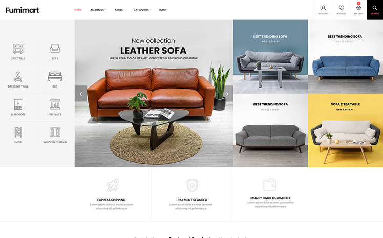 Furnimart Furniture Decor Shopify Theme #108534