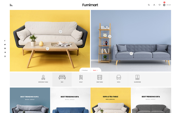Furnimart Furniture Decor Shopify Theme #108534