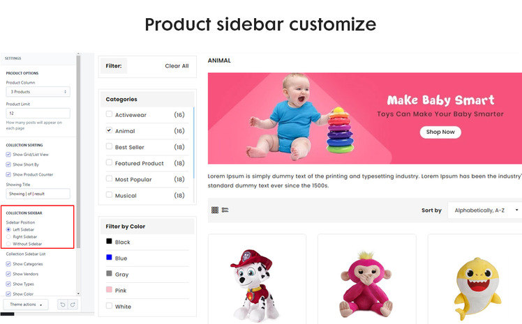 Toyoza The Kids toys store Shopify Theme #111569