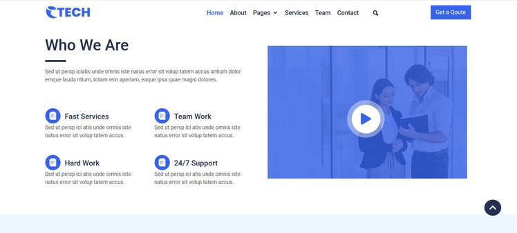 eTech - Multipurpose HTML Website Template #111561