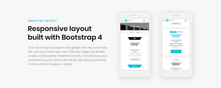 TechSoft - Software Development Studio Website Template #50729