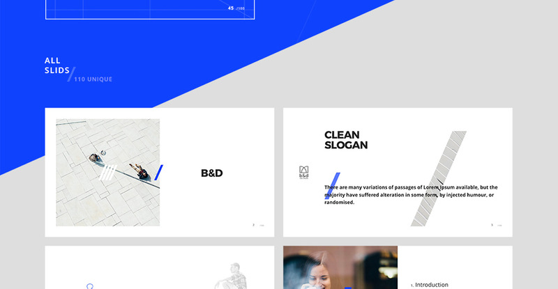 B&D - Creative Powerpoint Theme Шаблон PowerPoint - Характеристики зображення 3