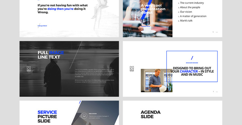 B&D - Creative Powerpoint Theme Шаблон PowerPoint - Характеристики зображення 4