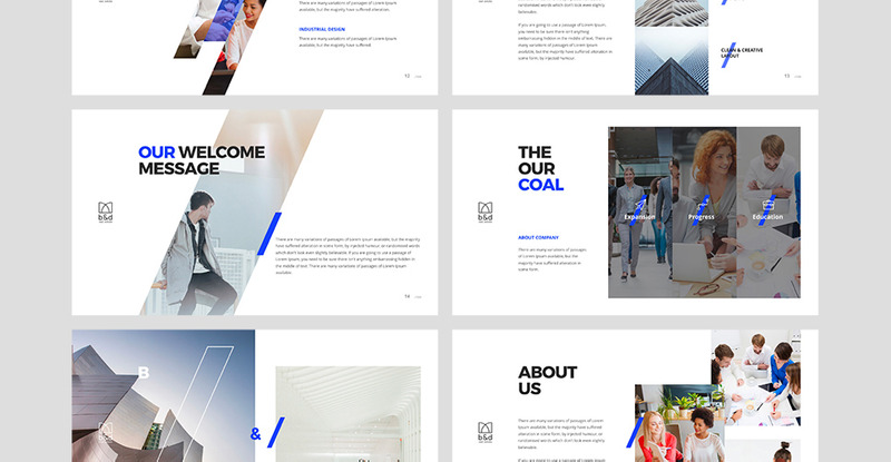 B&D - Creative Powerpoint Theme PowerPoint template