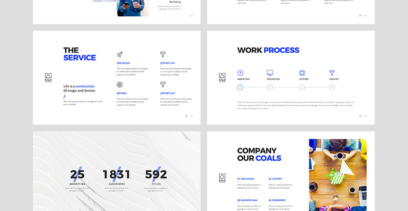 B&D - Creative Powerpoint Theme Шаблон PowerPoint - Характеристики зображення 8