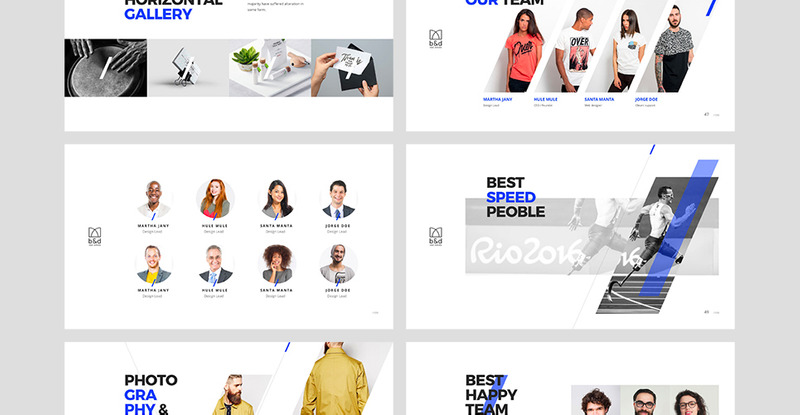 B&D - Creative Powerpoint Theme Шаблон PowerPoint - Характеристики зображення 14