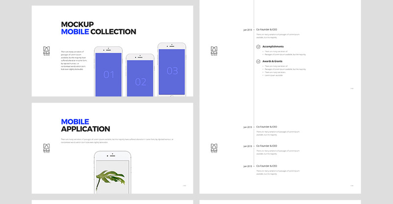 B&D - Creative Powerpoint Theme Шаблон PowerPoint - Характеристики зображення 21