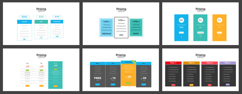 Pricing Table Presentation PowerPoint template - Features Image 5