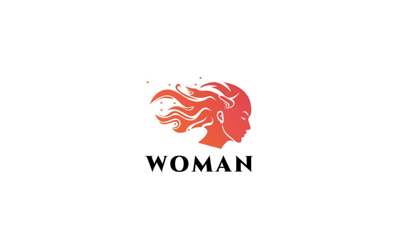 Woman logo store