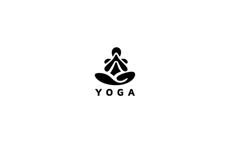 Iconic Meditation Yoga Zen Logo Template - Features Image 1