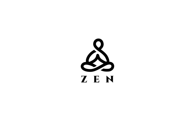 Minimal Yoga Logo Template - Features Image 1